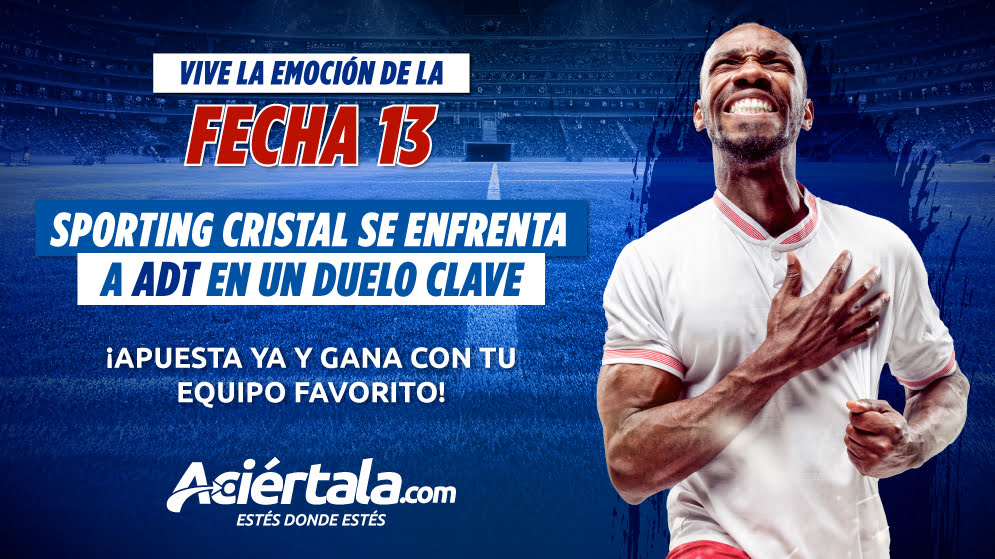 Sporting Cristal vs. ADT: realiza tus apuestas y sigue las predicciones en Aciértala Perú.