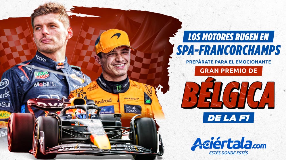Los motores rugen en Spa‑Francorchamps. Prepárate para el emocionante fórmula 1 gp Bélgica de F1