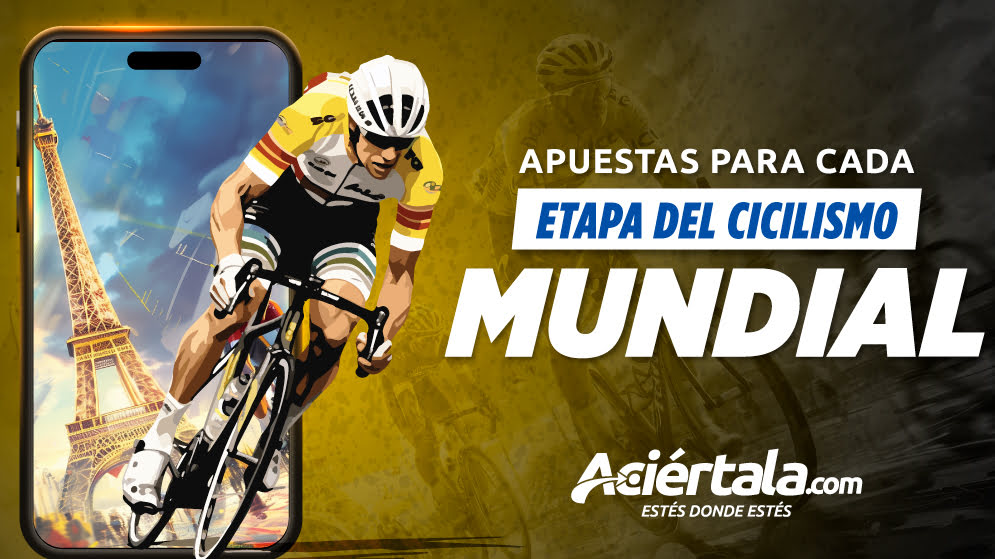 Apuestas del Tour de Francia en Aciértala, conoce las cuotas mercados y más. ¡Registrate en Aciértala Perú y haz tus apuestas ciclismo!