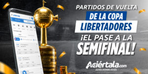 La Copa Libertadores cuartos de final con pronósticos deportivos en Aciértala Perú.