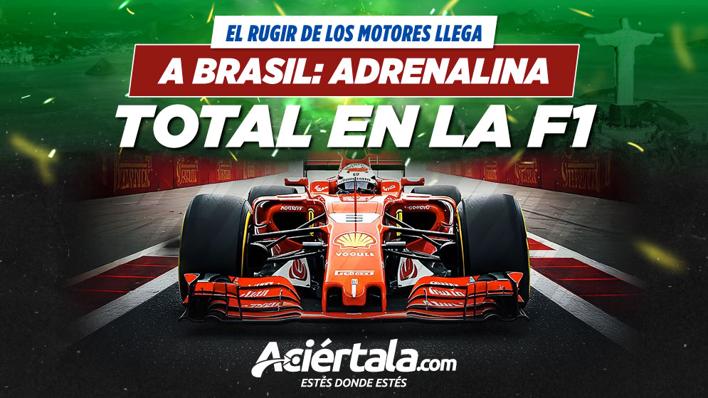 F1 GP Brasil 2025 en Interlagos con pronósticos deportivos y apuestas en Aciértala Perú.