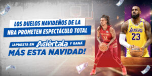 Partidos NBA de la jornada de Navidad NBA 2025 con análisis de enfrentamientos, pronósticos baloncesto detallados y mercados de apuestas deportivas baloncesto disponibles en Aciértala Perú.
